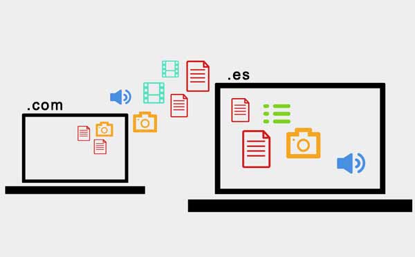 Migración de sitios web